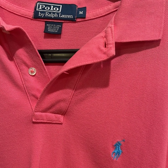 Men’s Coral Polo - Picture 2 of 3